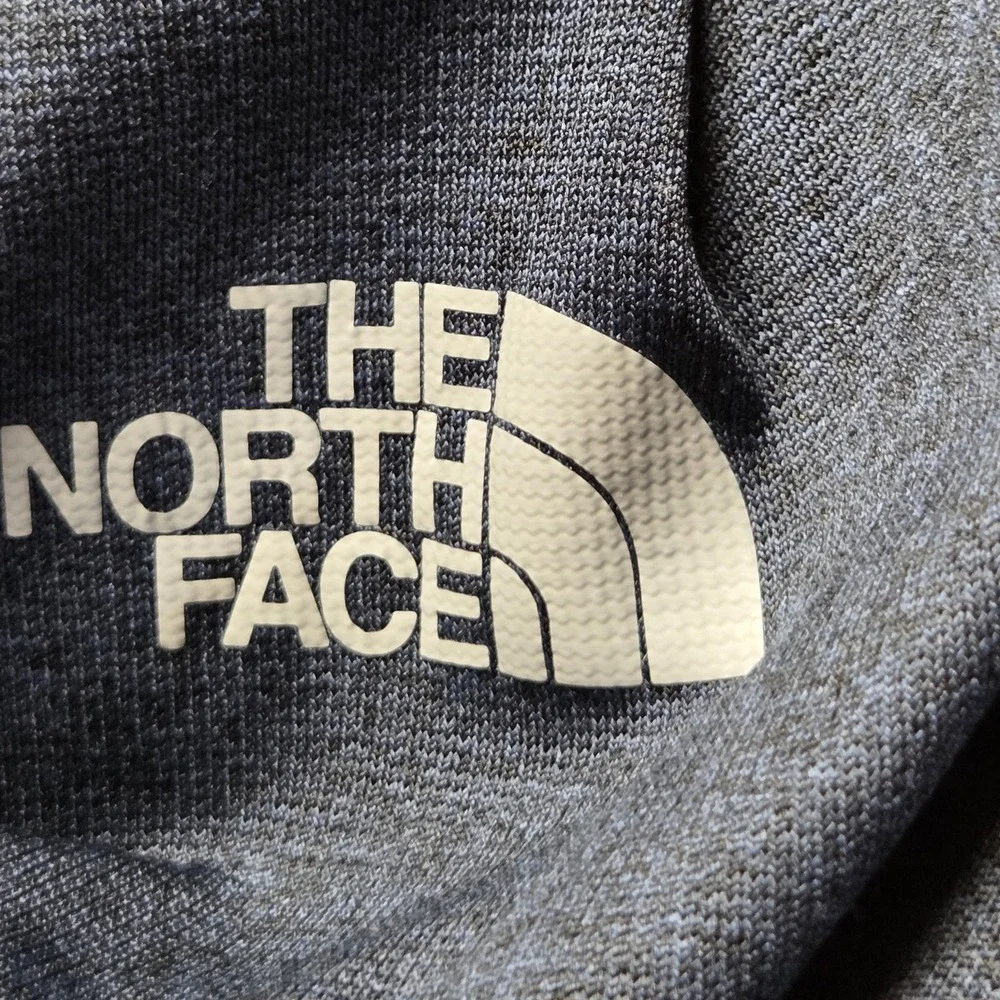 The North Face Jacket Mens Large Blue Softshell Full Zip Entellus Logo